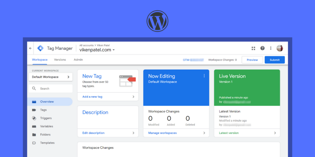 How to Install Google Tag Manager on WordPress website