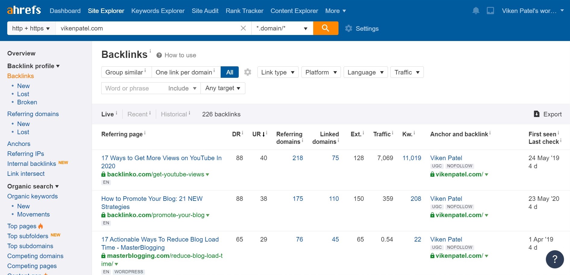 Ahrefs Webmaster Tools: Free SEO Tool to Improve Your Website - Viken Patel